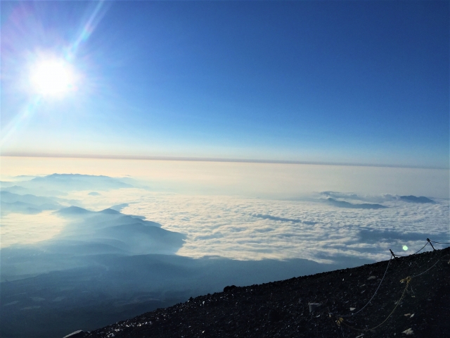 山の上の気圧