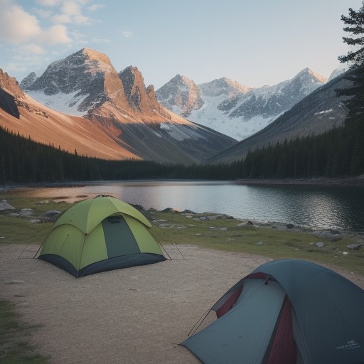 【キャンプ】初心者が準備すべき持ち物 | 1泊2日のスケジュール案内 をイメージした 広角の風景 の写真