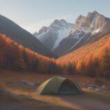 【秋登山】初心者向けの山選び | 紅葉のルートと準備について をイメージした 広角の風景、ハイキング、秋、山、秋 の写真