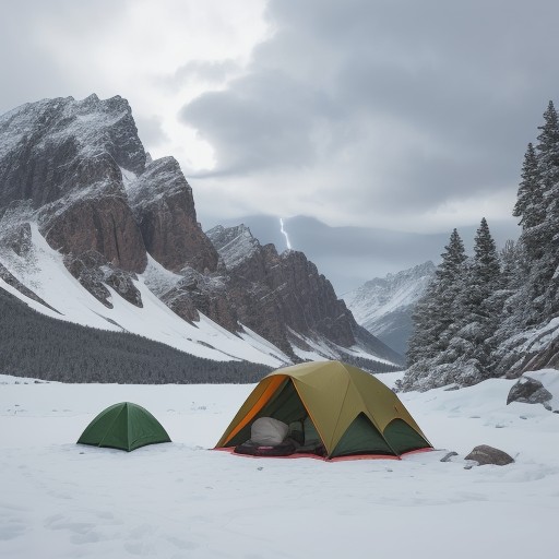 【登山】雷への対策と安全な避難場所 | 山でのリスク管理について をイメージした 広角の風景、山 の写真
