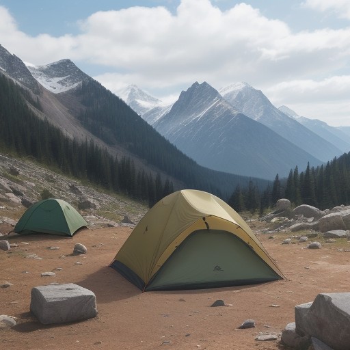 【登山バッグ】雨の日でも安心な防水素材 | おすすめの選び方と対策 をイメージした 広角の風景、ハイキング の写真