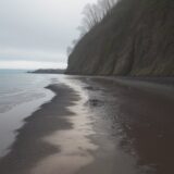 【潮の流れ】見分け方のコツ | 釣り場での判断基準とポイント をイメージした 広角の風景 の写真