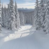 【スノーボード】上達への練習方法 | 雪山での滑り方とコツ をイメージした 広角の風景、雪景色 の写真