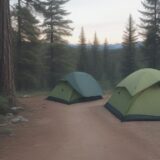 【キャンプギア】長く使うための手入れ | 道具のメンテナンス方法 をイメージした 広角の風景 の写真