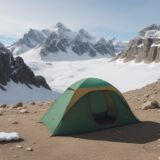 【登山ストック】初心者向けの選び方 | 足腰への負担を減らす道具選び をイメージした 広角の風景 の写真