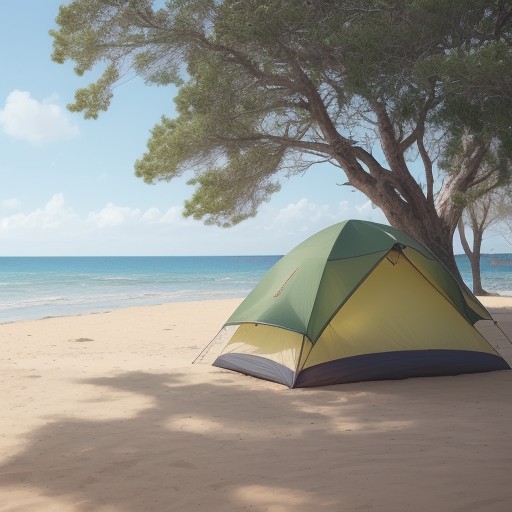 【ビーチキャンプ】砂浜で使いやすいテント | 選び方とおすすめのモデル をイメージした 広角の風景 の写真