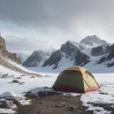 【気象急変】登山の判断基準 | 安全に下山するための目安 をイメージした 広角の風景、山 の写真