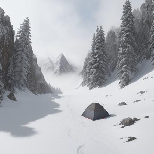 【登山】霧が出たときの歩き方 | 安全に下山するための対策と道具 をイメージした 広角の風景、山 の写真