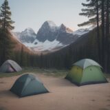 【キャンプ】初心者同士で揃える道具 | 失敗しない選び方と準備リスト をイメージした 広角の風景 の写真