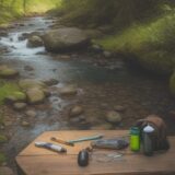 【夏の渓流釣り】揃えたいおすすめの道具 | 森の静けさと水の流れに触れる旅 をイメージした 夏、山 の写真