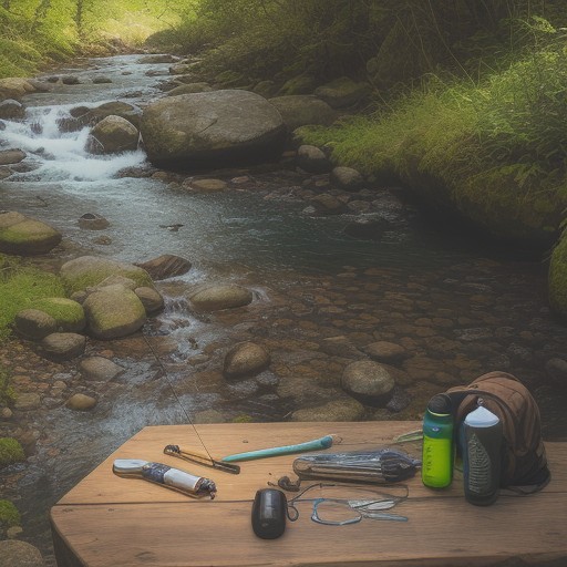 【夏の渓流釣り】揃えたいおすすめの道具 | 森の静けさと水の流れに触れる旅 をイメージした 夏、山 の写真