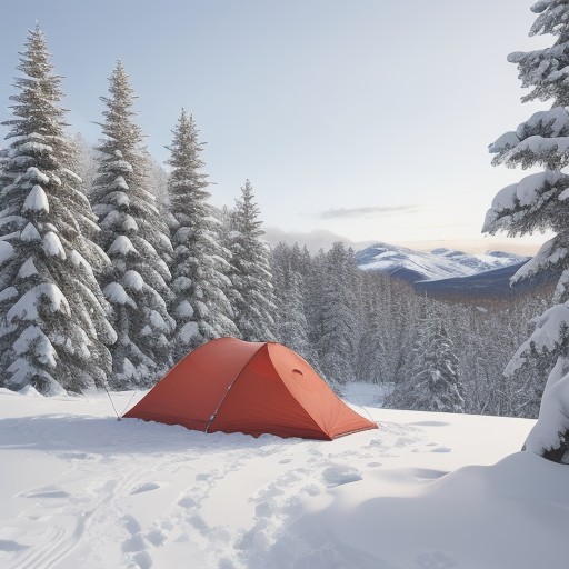 【スノーシュー】おすすめブランドの選び方 | 雪山歩きの道具選び をイメージした 広角の風景、雪景色、ハイキング、冬 の写真