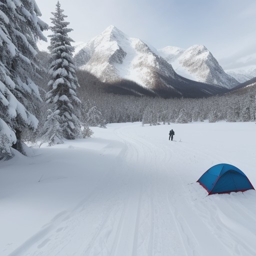 【冬山登山】初心者が準備すべき装備 | 雪山の歩き方と注意点 をイメージした 広角の風景、山、冬、ハイキング、雪景色 の写真