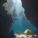 【シュノーケルマスクセット】選び方のポイント | 海での視界を確保する道具選び をイメージした 広角の風景 の写真