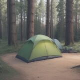 【キャンプ】ロープの結び方の基礎 | 初心者が覚えるべき種類と手順 をイメージした 広角の風景 の写真