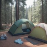 【キャンプ】撤収の手順とコツ | 片付けをスムーズにする方法 をイメージした 広角の風景 の写真