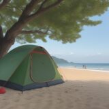 【潮干狩り】関東のおすすめスポット | 砂浜でアサリを探す体験記 をイメージした 広角の風景 の写真