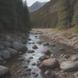 【渓流釣り】ウェーディングシューズの選び方 | 岩場での歩き方と注意点 をイメージした 広角の風景、山 の写真