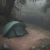 【レインカバー】ザックを守る選び方 | 雨の日の登山で役立つ機能 をイメージした 広角の風景、ハイキング の写真