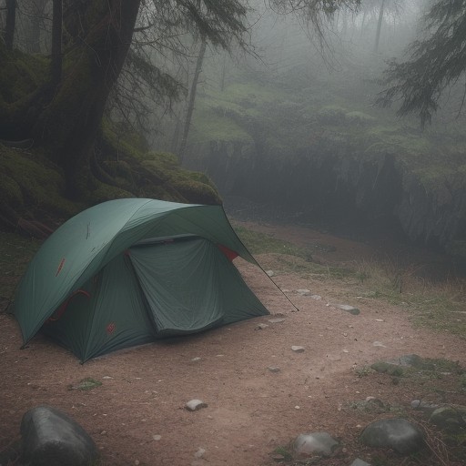 【レインカバー】ザックを守る選び方 | 雨の日の登山で役立つ機能 をイメージした 広角の風景、ハイキング の写真