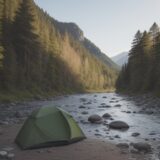 【川釣り】釣果が変わる天気 | おすすめのタイミングと条件 をイメージした 広角の風景、川 の写真