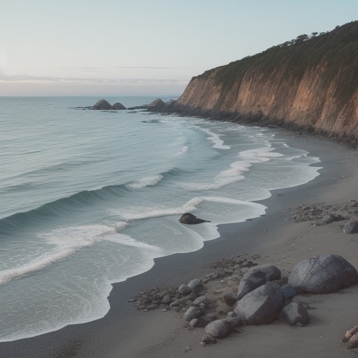 【海】危険信号の見極め方 | 波の状態と潮の流れで判断する方法 をイメージした 広角の風景 の写真
