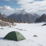 【登山】空の雲で見分ける天気の変化 | 山行中の判断基準 をイメージした 広角の風景、山 の写真