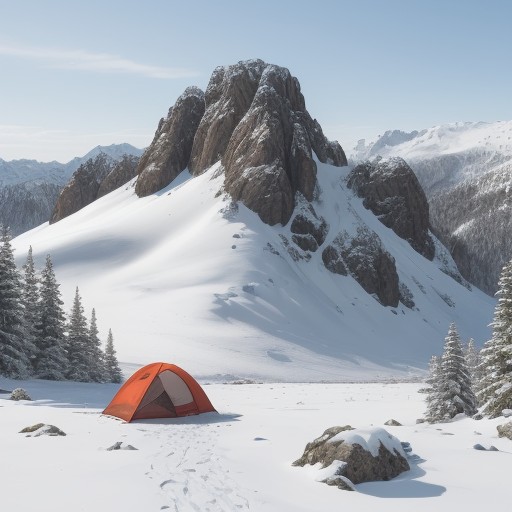 【雪解け登山】おすすめの時期 | 山の状態とルート選びの注意点 をイメージした 広角の風景、ハイキング、雪景色、山 の写真