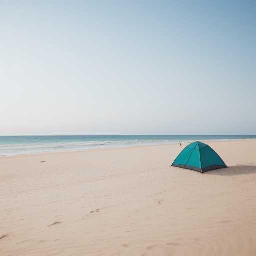【ウミガメ】産卵場所の見つけ方 | 砂浜での観察ポイント をイメージした 広角の風景 の写真