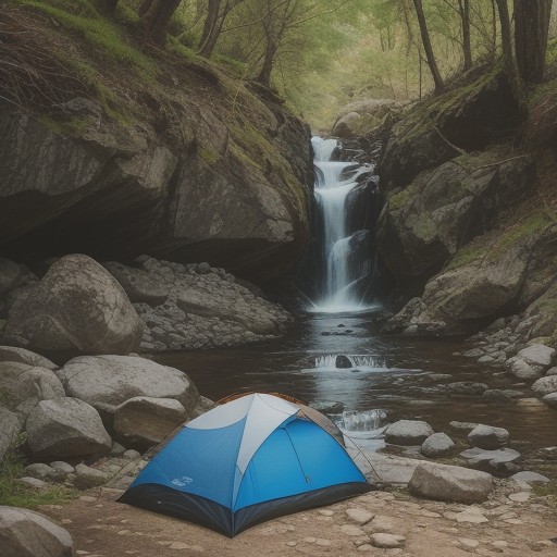 【夏の渓流釣り】静かな森で待つ時間 | 透き通る流れと魚の気配 をイメージした 夏、山、ハイキング の写真