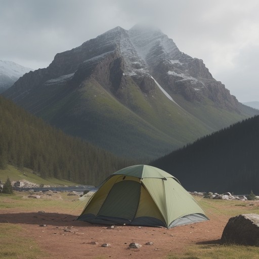 【テント浸水対策】雨の日のキャンプ | 地面からの浸水を防ぐ方法 をイメージした 広角の風景 の写真