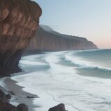 【海】危険な波の見分け方 | 特徴と回避する方法 をイメージした 広角の風景 の写真