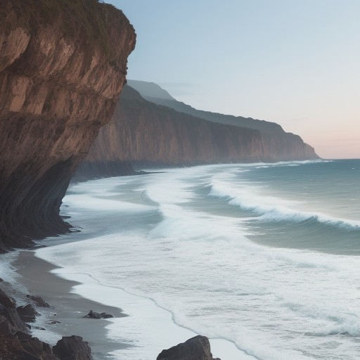 【海】危険な波の見分け方 | 特徴と回避する方法 をイメージした 広角の風景 の写真