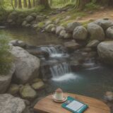 【夏の渓流釣り】狙いたい魚種と | 静かな森に広がる景色 をイメージした 夏、山、山、ハイキング の写真