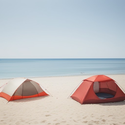 【海監視員】配置状況を確認して | 安全に泳げるビーチを選ぶ方法 をイメージした 広角の風景 の写真