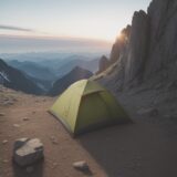 【登山】心の整え方 | 登頂まで集中力を維持する方法 をイメージした 広角の風景、山 の写真