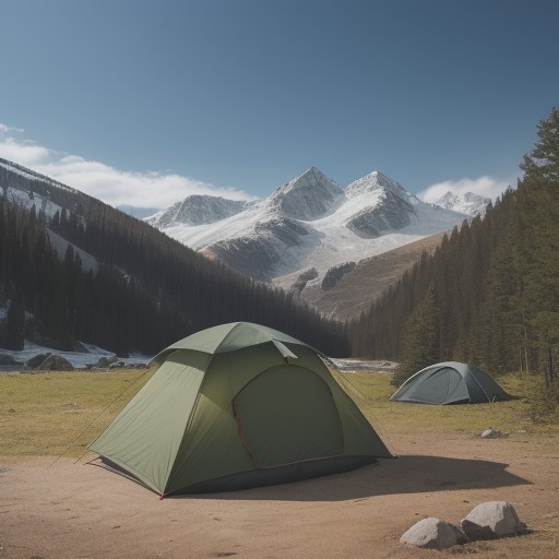 【ワンタッチテント】おすすめの選び方 | 初心者のキャンプに合うモデル をイメージした 広角の風景 の写真