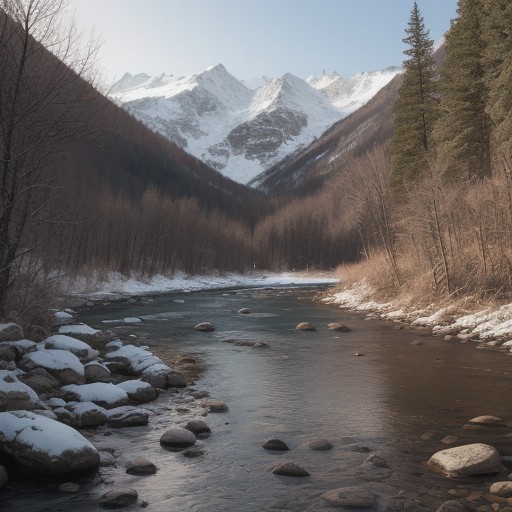 【渓流釣り】禁漁区のルール | 釣り場選びの注意点 をイメージした 広角の風景、山 の写真