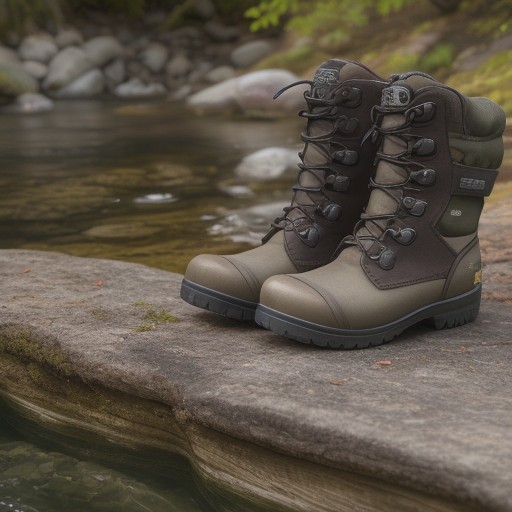 【ウェイディングベルト】川の流れに合わせた調整 | 安心感のある渓流釣り をイメージした 山 の写真