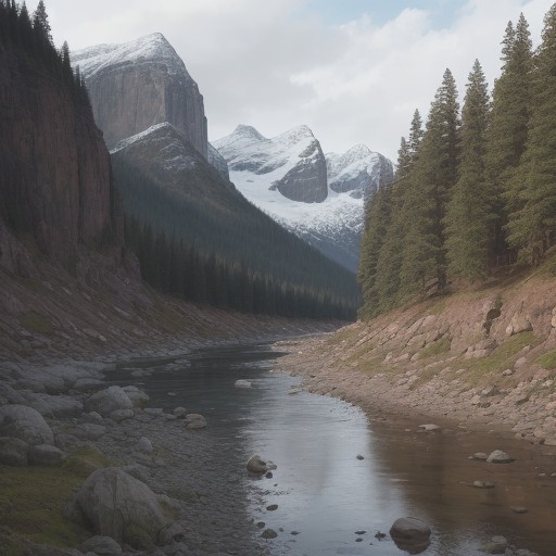 【川遡上】天候によるプラン変更 | 準備と注意点 をイメージした 広角の風景、川 の写真