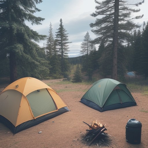 【キャンプ】焚き火ギアの選び方 | 片付けやすい収納方法 をイメージした 広角の風景 の写真