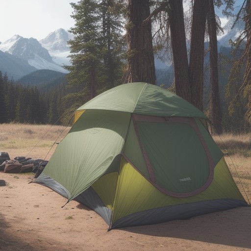 【キャンプギア】限られたスペースに収める収納術 | 整理整頓のコツと活用法 をイメージした 広角の風景 の写真