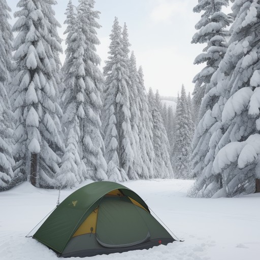 【冬キャンプ】寝袋の選び方 | 寒さを防ぐ装備と注意点 をイメージした 広角の風景、冬 の写真