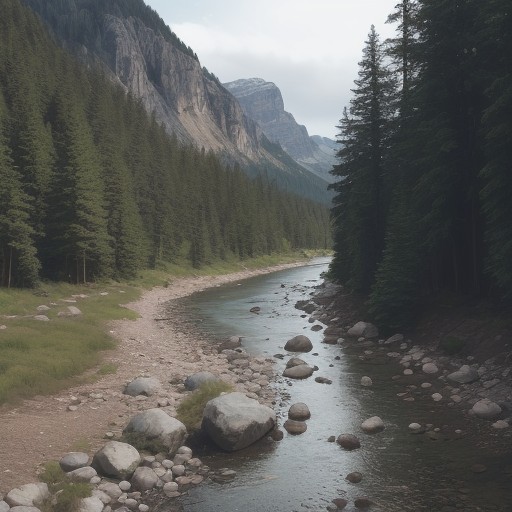 【川遊び】安全に遊ぶための状況判断 | 確認したいチェックリスト をイメージした 広角の風景、川 の写真