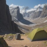 【登山ウェア】正しい洗濯の手順 | 素材ごとの洗い方と注意点 をイメージした 広角の風景、ハイキング の写真