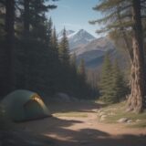 【野生動物】登山道での遭遇時の対策 | 正しい距離と逃げ方 をイメージした 広角の風景、登山道、ハイキング の写真