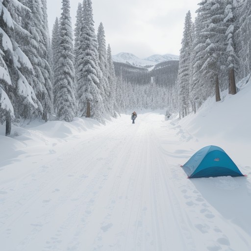 【スノーボード】初心者の滑り方 | 雪山で練習するコツと手順 をイメージした 広角の風景、雪景色 の写真