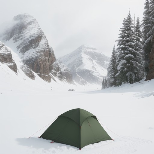 【ホワイトアウト】登山の危険を避ける方法 | 安全なルート選びと対策 をイメージした 広角の風景、山 の写真