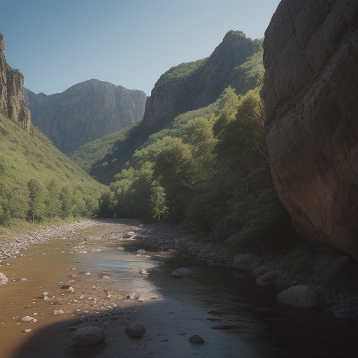 【アユ】遡上の時期とポイント | 川登りの準備と注意点 をイメージした 広角の風景、川 の写真