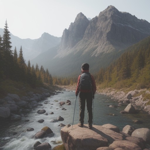 【渓流釣り】安全な川の渡り方 | 岩場での足運びとコツ をイメージした 山、川、ハイキング の写真